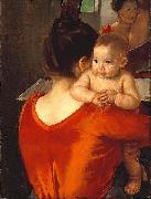 Woman in a Red Bodice and Her Child